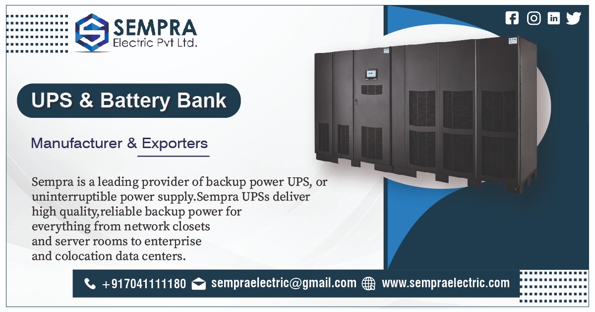 UPS & Battery Bank Supplier in Maldives
