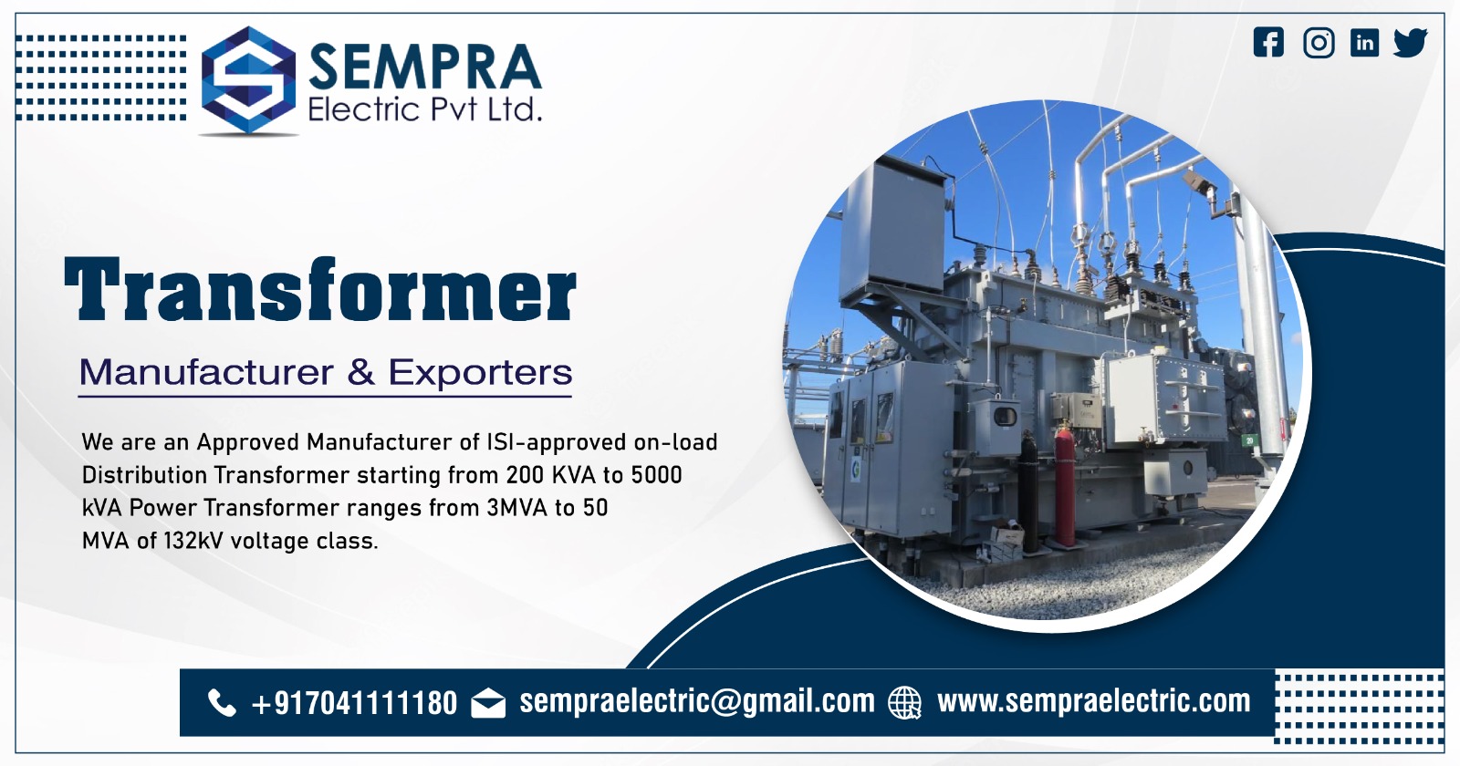 Exporter of Transformer In Ethiopia