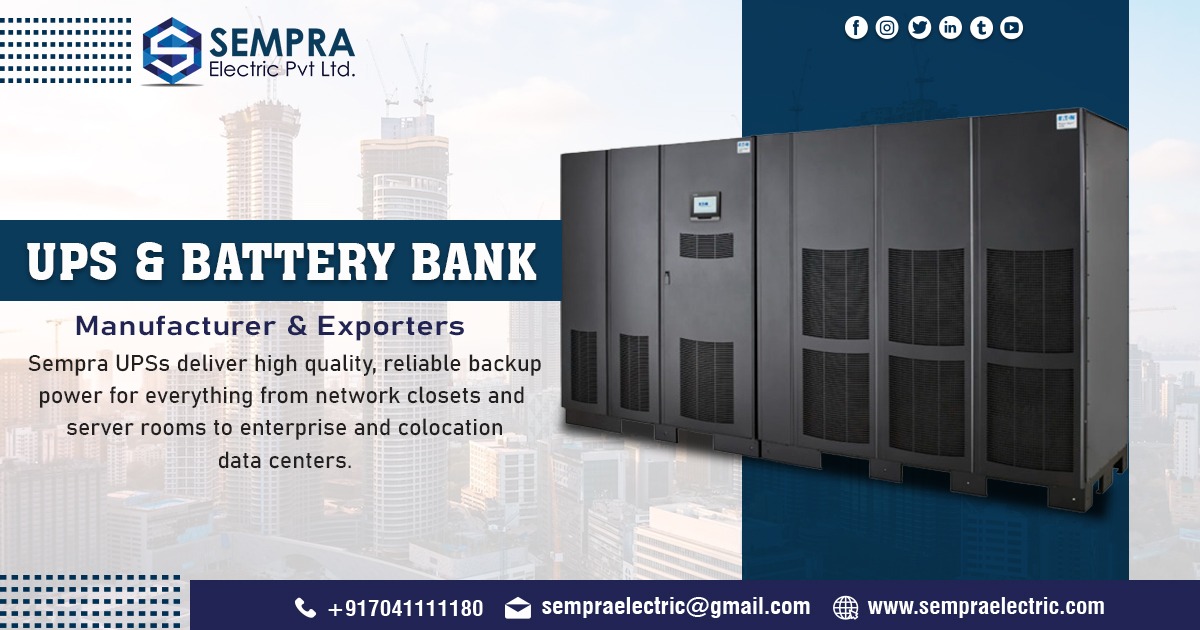 Exporter of UPS and Battery Bank in Egypt