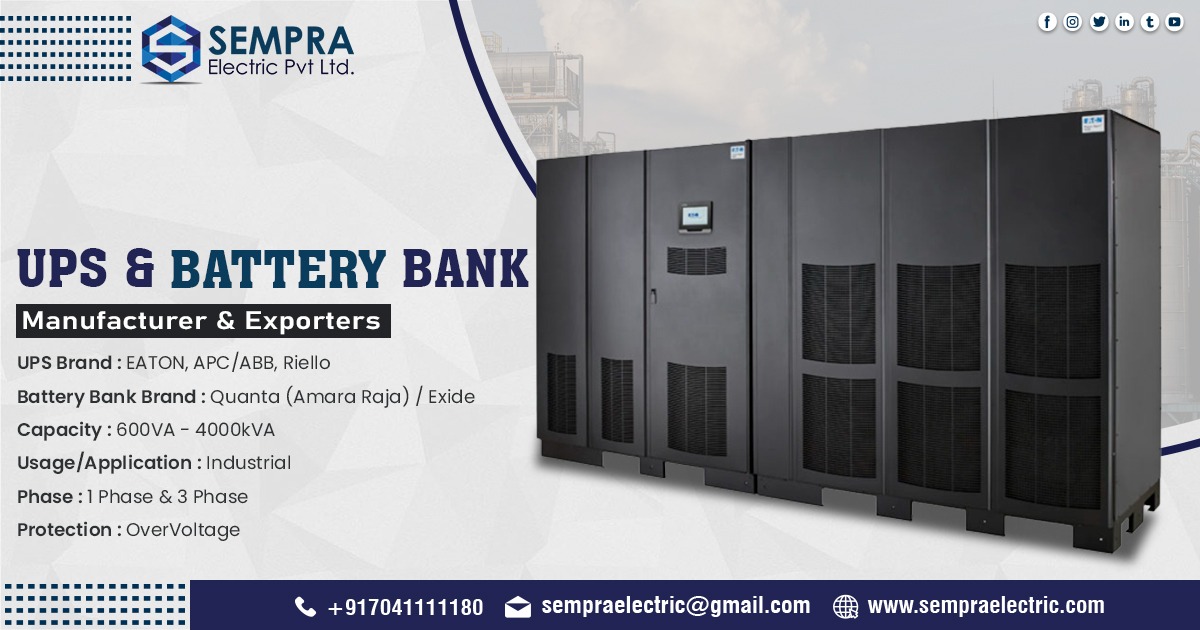 Exporter of UPS and Battery Bank in Nigeria