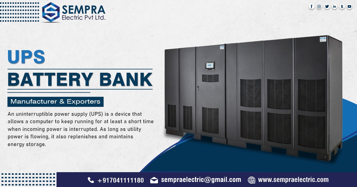 Exporter of UPS and Battery Bank in Iraq