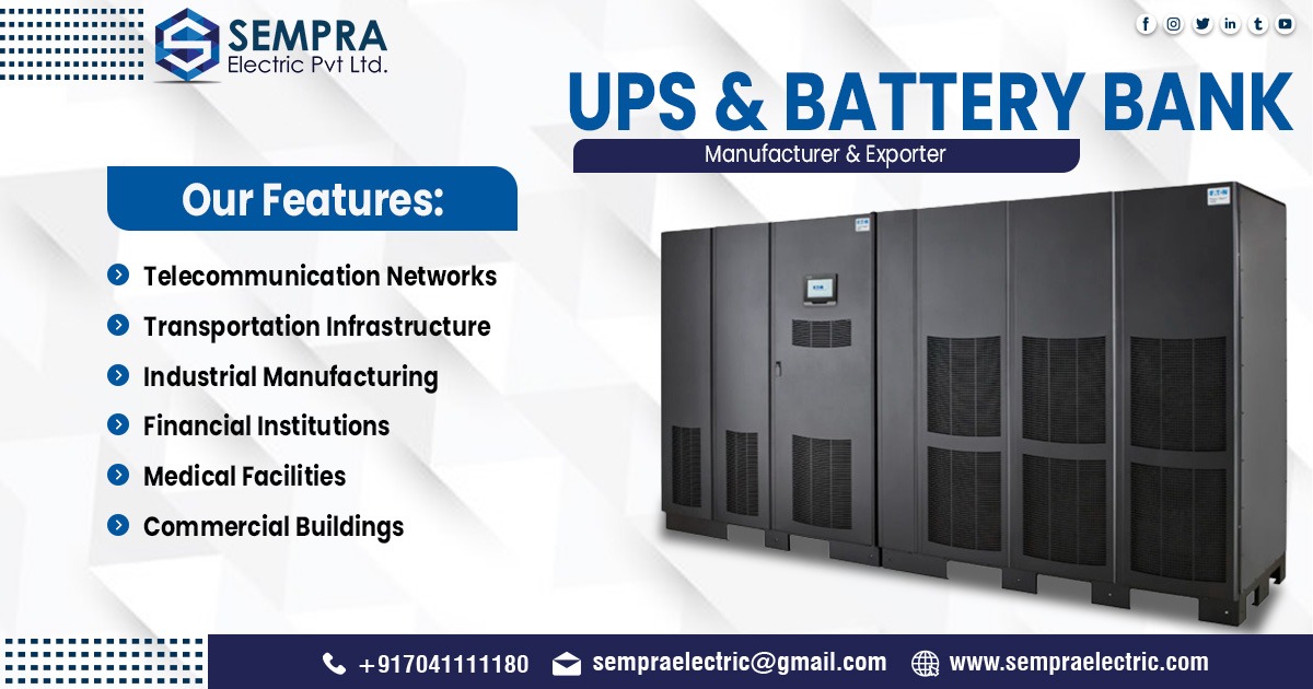 UPS and Battery Bank Exporter in Algeria