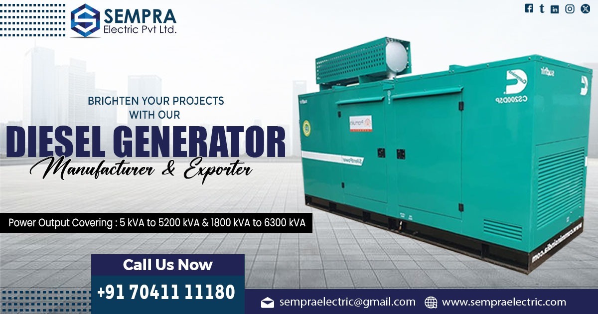 Exporter of Diesel Generator in Libya