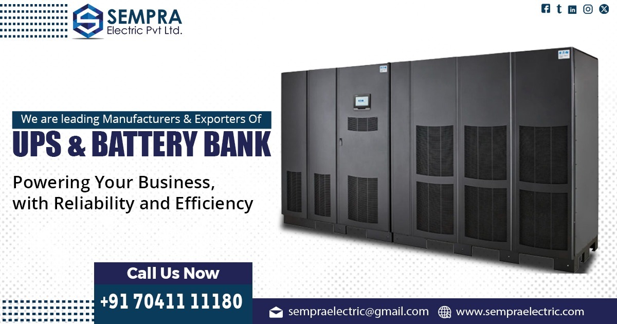 Exporter of UPS and Battery Bank in Sudan