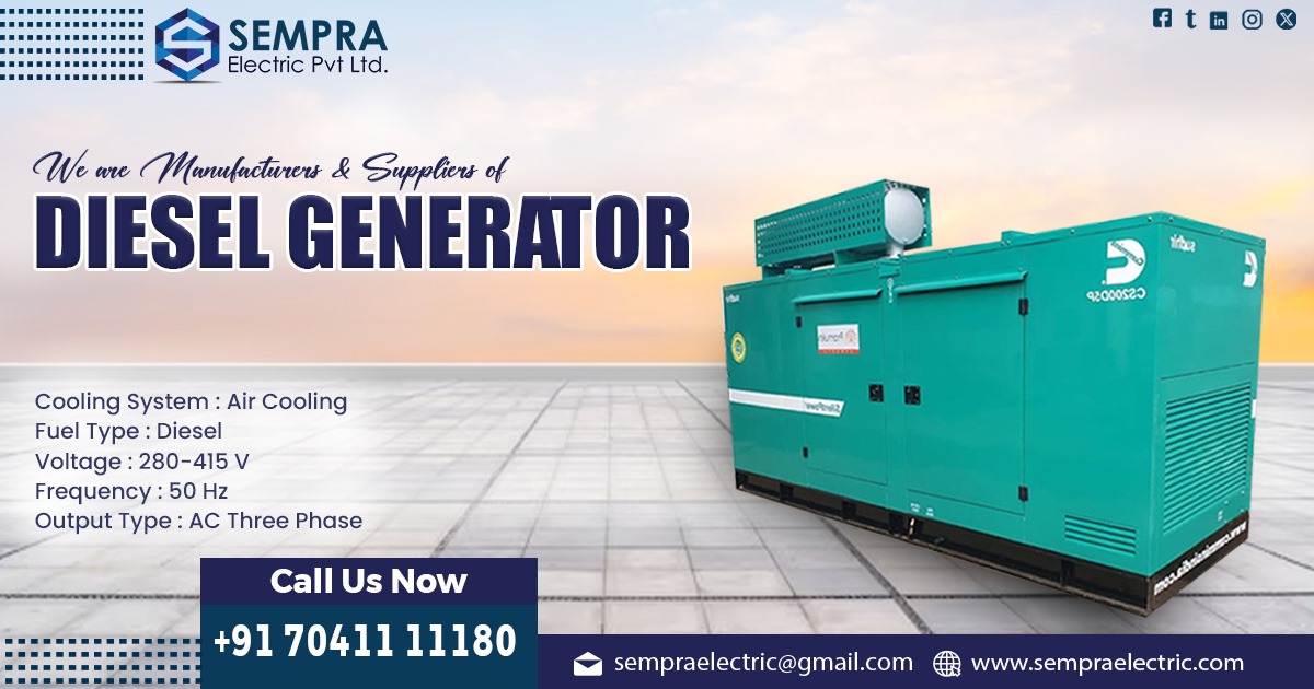 Exporter of Diesel Generator in Mauritius