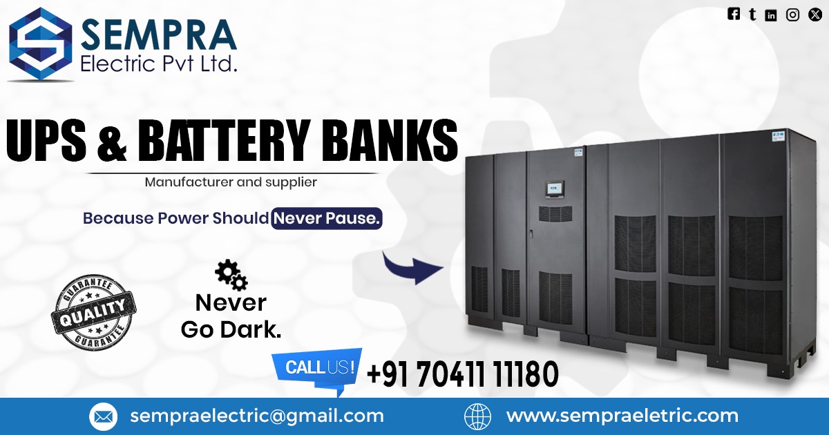 Manufacturer and Exporter of UPS and Battery Banks