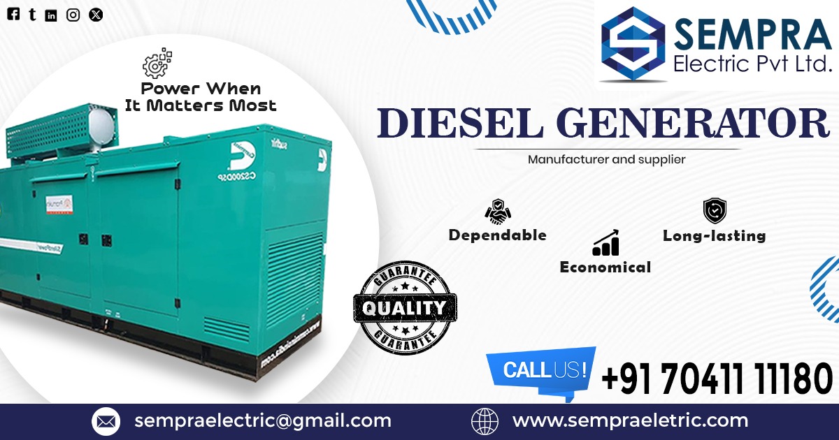 Diesel Generator Exporter in Noida