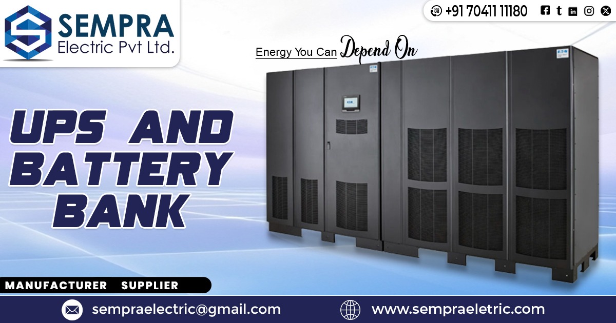 UPS and Battery Bank in Tunisia