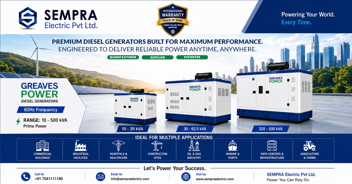 Greaves Power Diesel Generators in Philippines