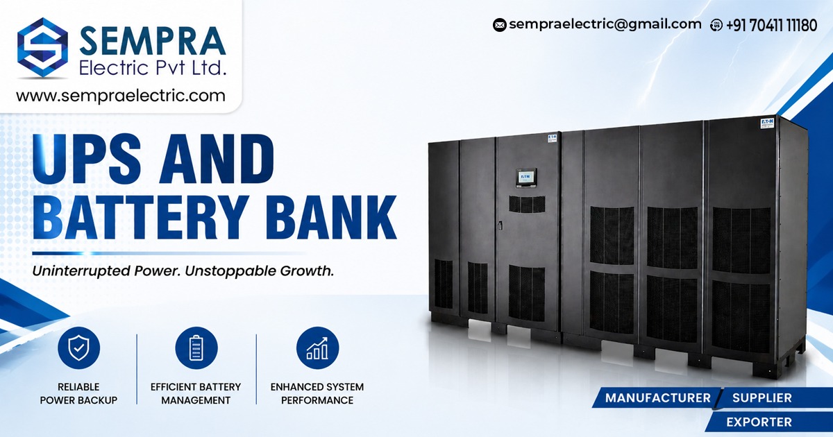 UPS and Battery Bank in Egypt